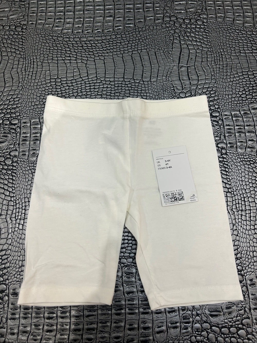 H&M White Kids Bike Shorts BRAND NEW